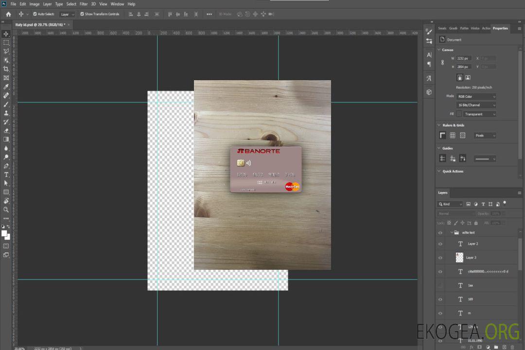 Photolook mastercard de la Banque Banorte au Mexique , avant template Photolook mastercard de la Banque Banorte au Mexique , avant template